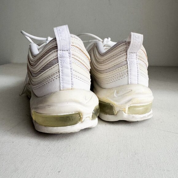 Nike AirMax 97 Running Shoes Sneakers In White 9.5 - Picture 2 of 6